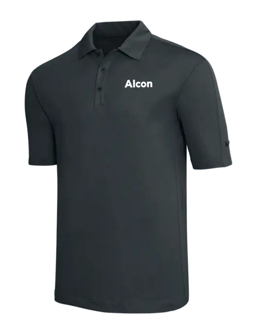 Nike Dark Grey Tech Sport Dri-FIT Polo w/Alcon Logo