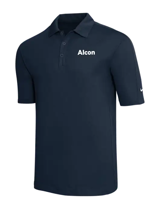 Nike Navy Tech Sport Dri-FIT Polo w/Alcon Logo