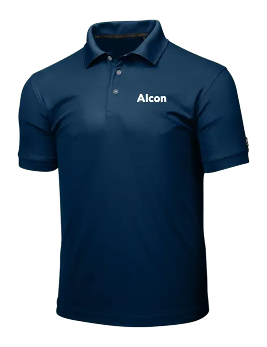 OGIO Navy Caliber 2.0 Polo w/Alcon Logo
