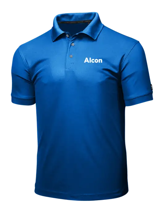 OGIO Royal Blue Caliber 2.0 Polo w/Alcon Logo