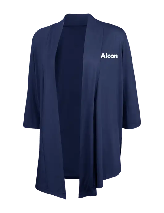 Dress Navy Blue Womens Concept Shrug w/Alcon Logo