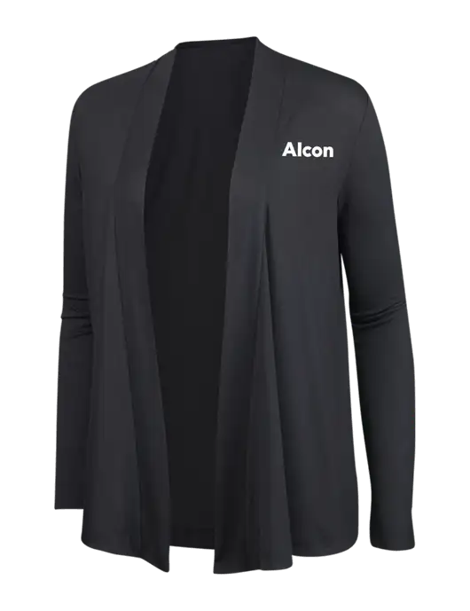 Smoke Grey Womens Concept Cardigan w/Alcon Logo