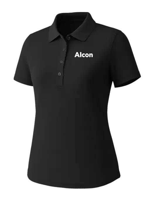 Callaway Womens Core Black Performance Polo w/Alcon Logo