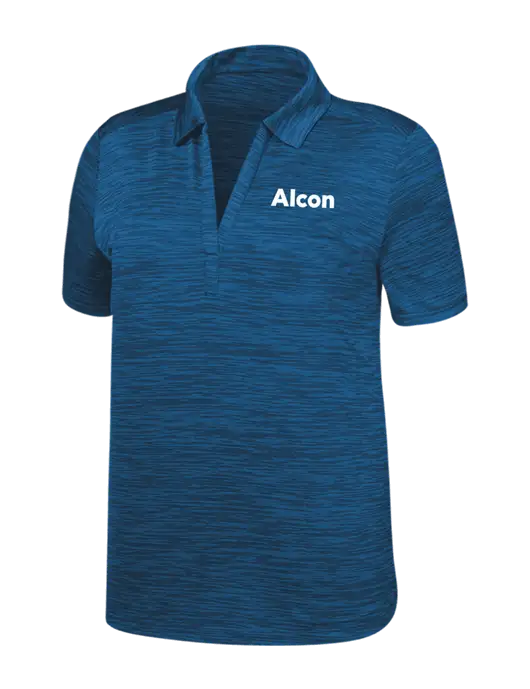Callaway Womens Medium Slate Blue Broken Stripe w/Alcon Logo