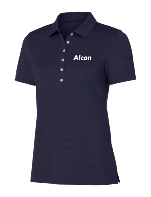 Callaway Womens Navy Ventilated Polo w/Alcon Logo