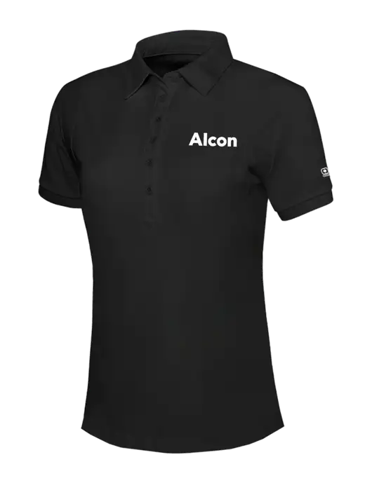 OGIO Womens Blacktop Jewel Polo w/Alcon Logo
