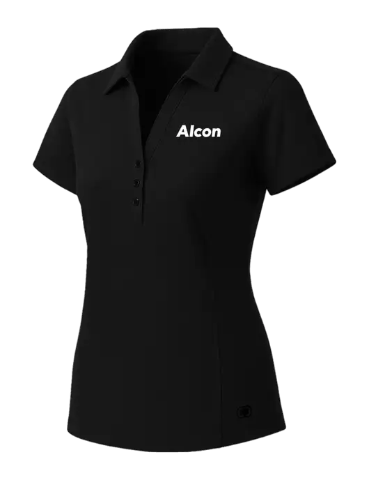 OGIO Womens Blacktop ONYX Polo w/Alcon Logo