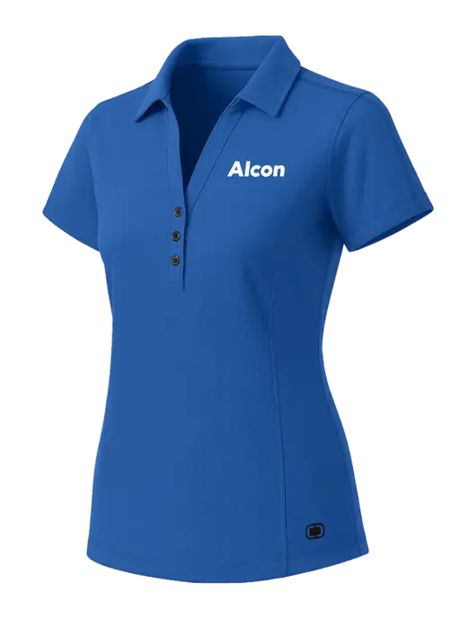 OGIO Womens Royal Blue ONYX Polo w/Alcon Logo