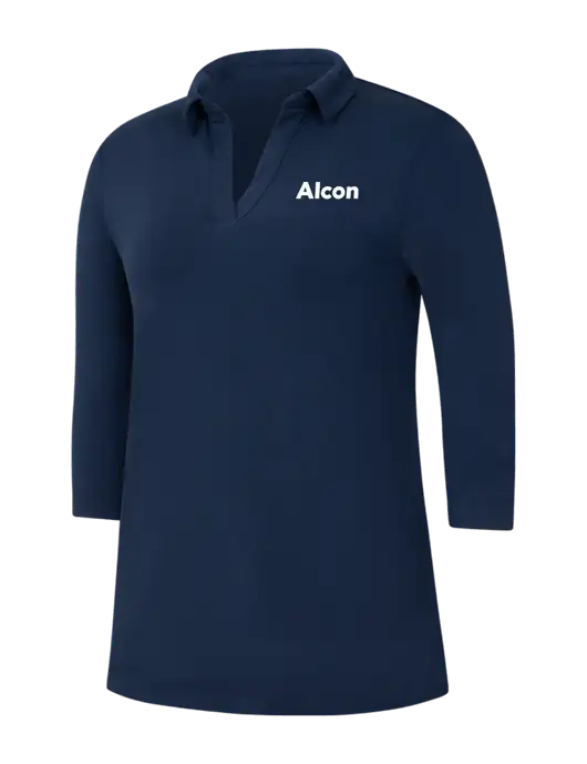 Navy Womens Luxe Knit Tunic w/Alcon Logo