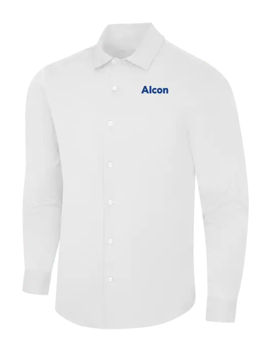 White City Stretch Shirt w/Alcon Logo