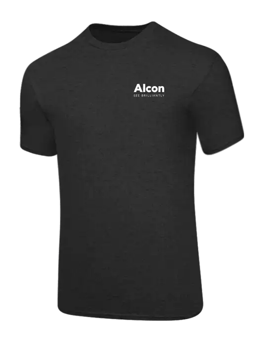 Core Blend Dark Heather Grey T-Shirt w/Alcon Logo