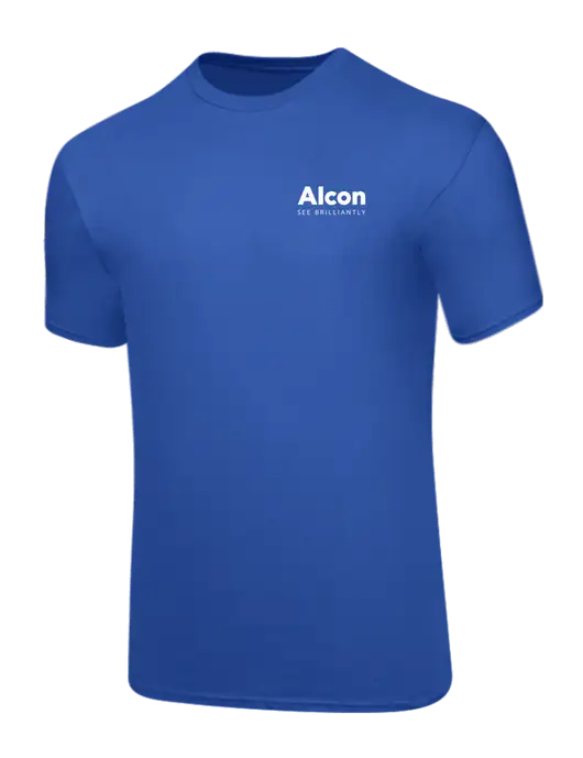 Core Blend Royal Blue T-Shirt w/Alcon Logo