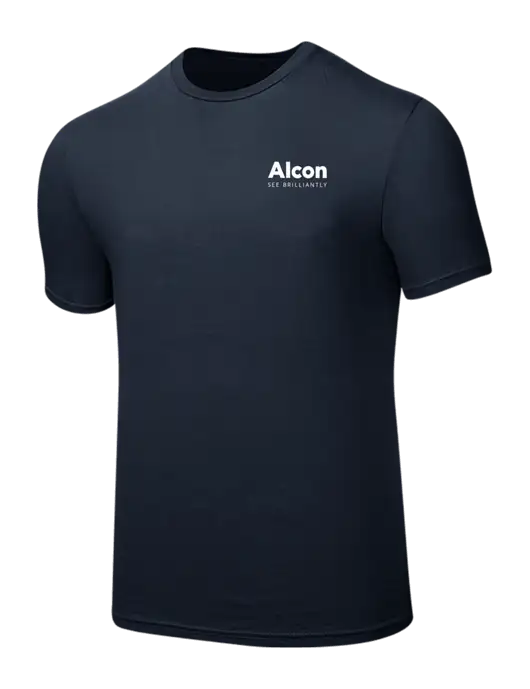 Seriously Soft Navy T-Shirt w/Alcon Logo
