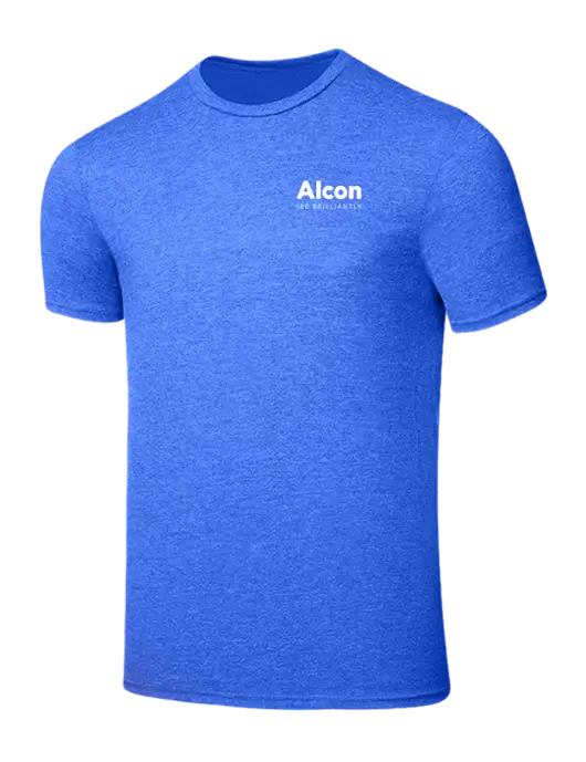 Seriously Soft Royal Frost T-Shirt w/Alcon Logo